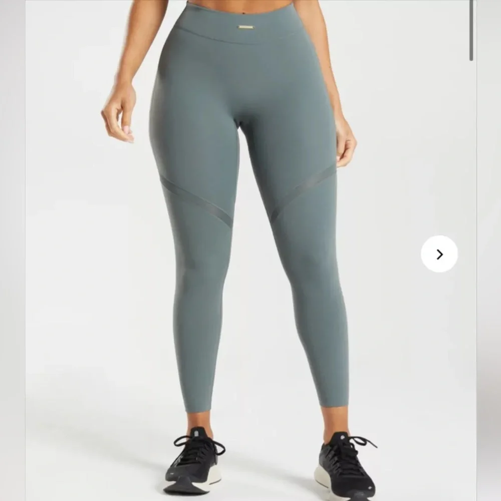 Gymshark Whitney Simmons‎ Forest Green High Rise Leggings Large Sculpt Leggings